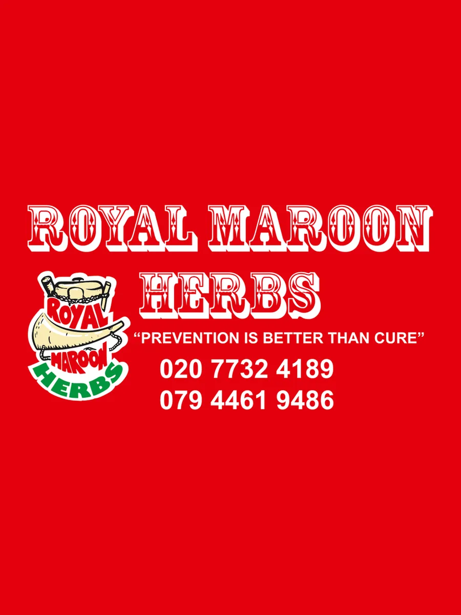 Royal Maroon Herbs, Unit 23 at Rye Lane Market