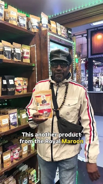 Royal Maroon Herbs — sea moss and herbal remedies on the shelves