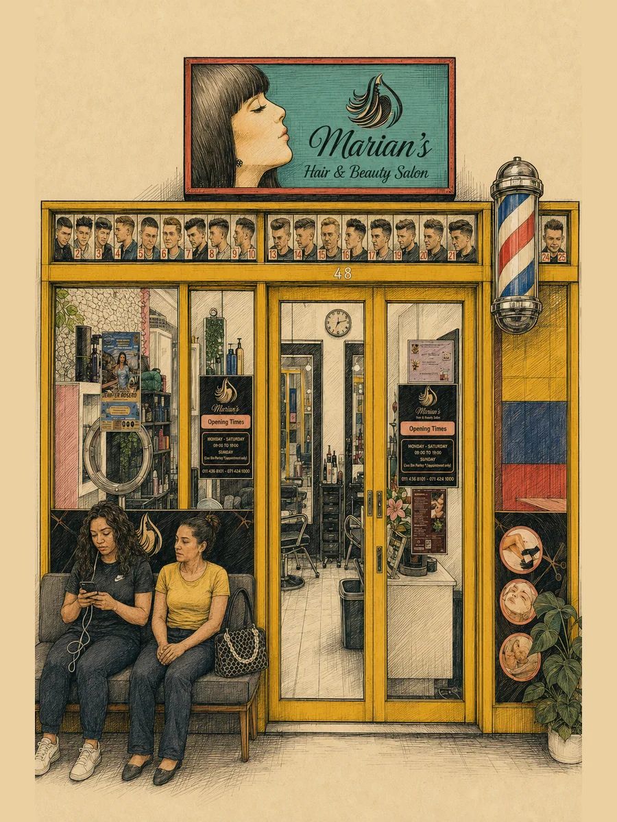 Marian's Hair & Beauty Salon, Unit 48 at Rye Lane Market