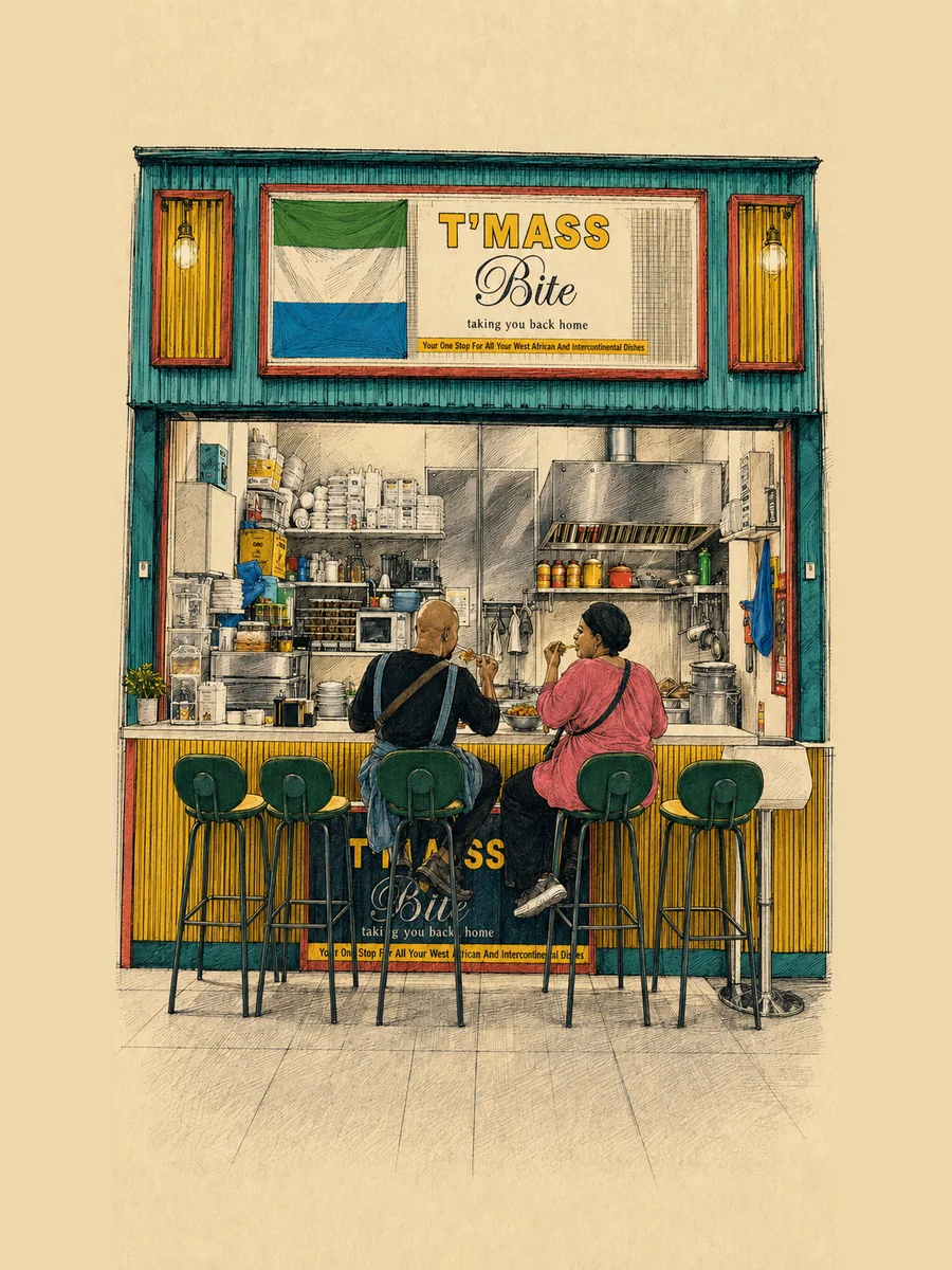 T'Mass Bite, Unit 58 at Rye Lane Market